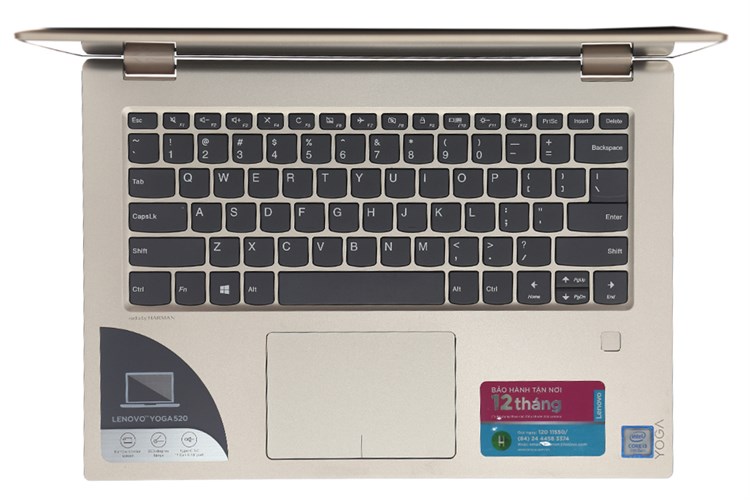 Laptop Lenovo Yoga 520 14IKB i3 7100U/4GB/1TB/Win10/(80X8005RVN) Màu Vàng đồng