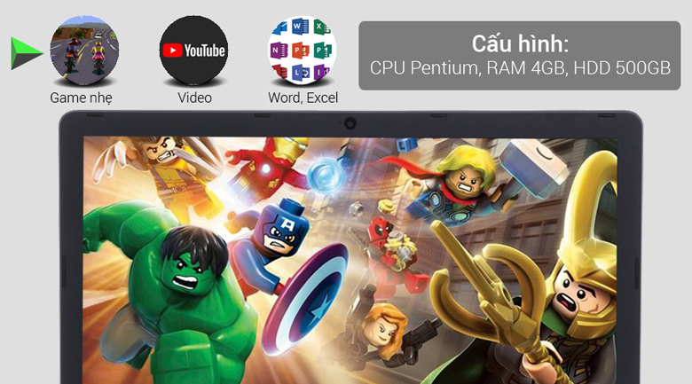 Laptop Acer ES1 533 P6L2 N4200/4GB/500GB/Win10/(NX.GFTSV.008)