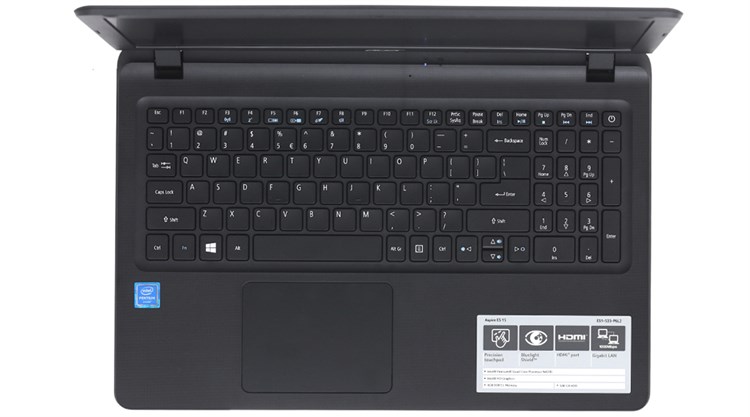 Laptop Acer ES1 533 P6L2 N4200/4GB/500GB/Win10/(NX.GFTSV.008) Màu Đen