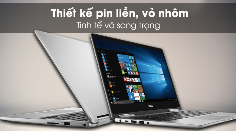 Dell Inspiron 7373 Core i7, Màn hình cảm ứng - Xoay gập 360 độ