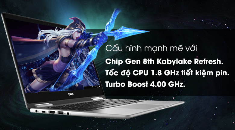 Laptop Dell Inspiron 7373 i7 8550U/8GB/256GB/Win10/Office365/(P83G001)