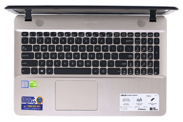 Laptop Asus X541UV i5 7200U/4GB/1TB/2G GT920MX/15.6"/Dos/(GO607)/Đen Màu Đen
