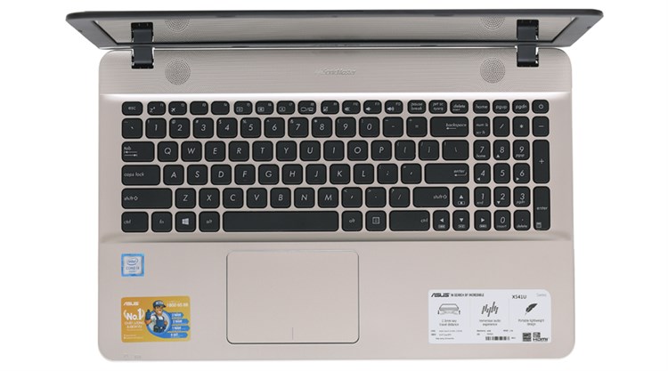 Laptop Asus VivoBook X541UA i3 6100U/4GB/1TB/15.6"/Win10/(XX272T)/Đen Màu Đen