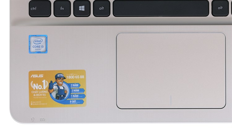 Laptop Asus VivoBook X541UA i3 6100U/4GB/1TB/15.6"/Win10/(XX272T)/Đen Màu Đen