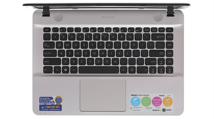 Laptop Asus X441NA N3350/4GB/500GB/Win10/(GA017T) Màu Đen