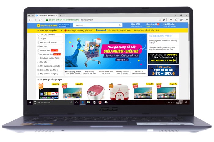 Laptop Asus X510UA i5 8250U/4GB/1TB/Win10/(BR543T)