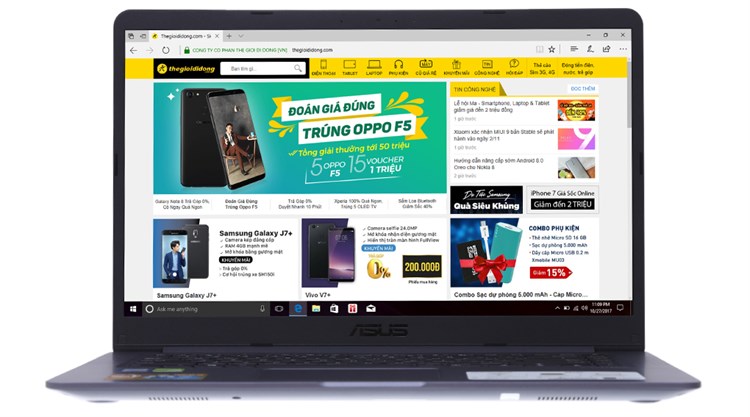 Laptop Asus VivoBook X510UQ i5 8250U/4GB/1TB/2GB 940MX/Win10/(BR632T)