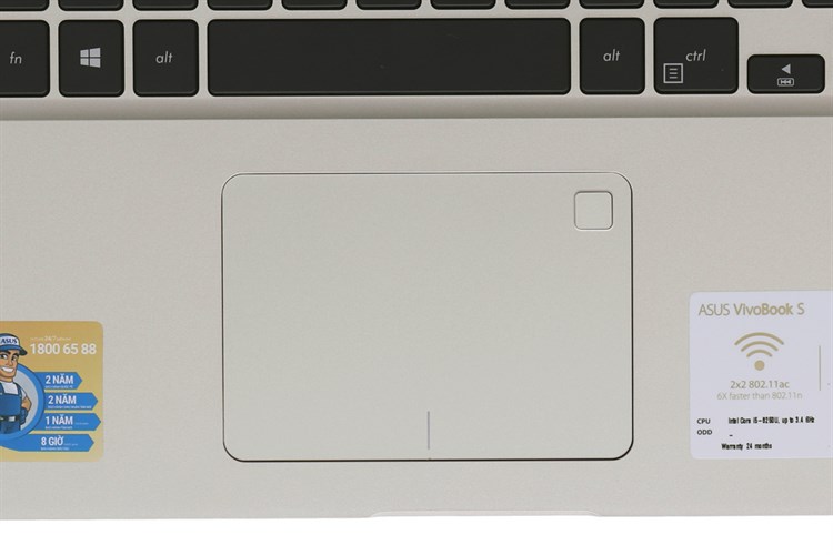 Laptop Asus VivoBook S15 S510UA i5 8250U/4GB/1TB/Win10/(BQ414T) Màu Vàng đồng
