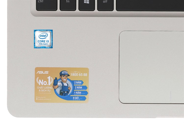 Laptop Asus VivoBook S15 S510UA i3 7100U/4GB/1TB/Win10/(BQ111T) Màu Vàng đồng