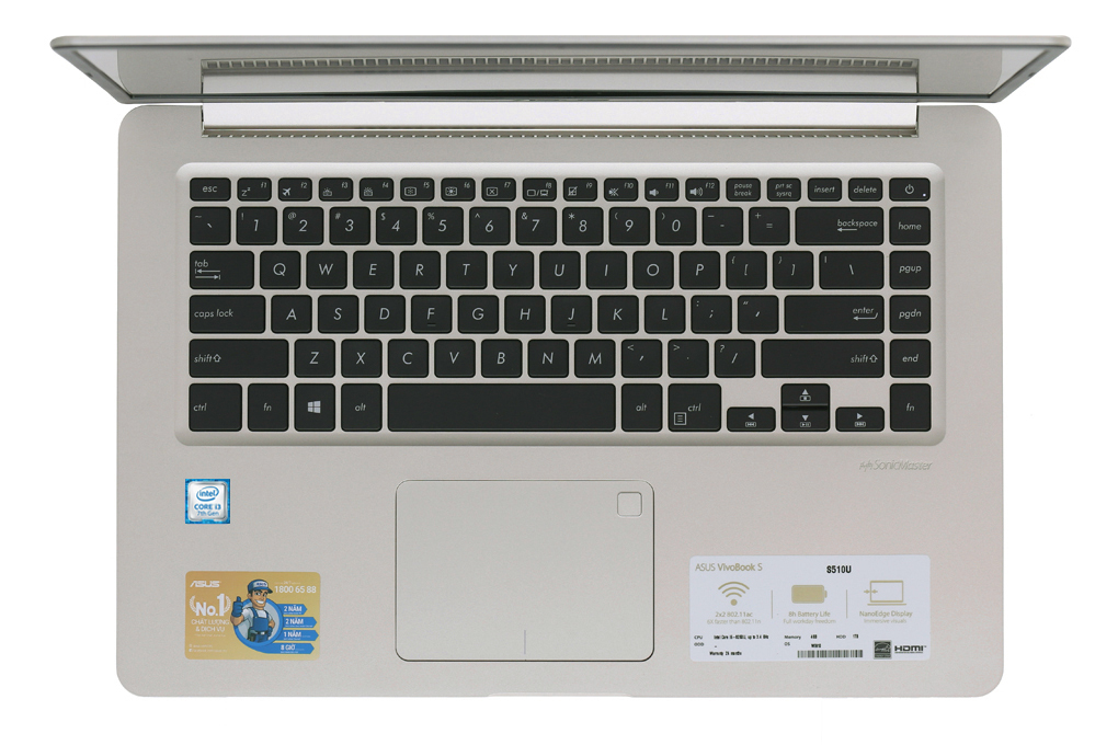 Laptop Asus VivoBook S15 S510UA i3 7100U/4GB/1TB/Win10/(BQ111T) - 5