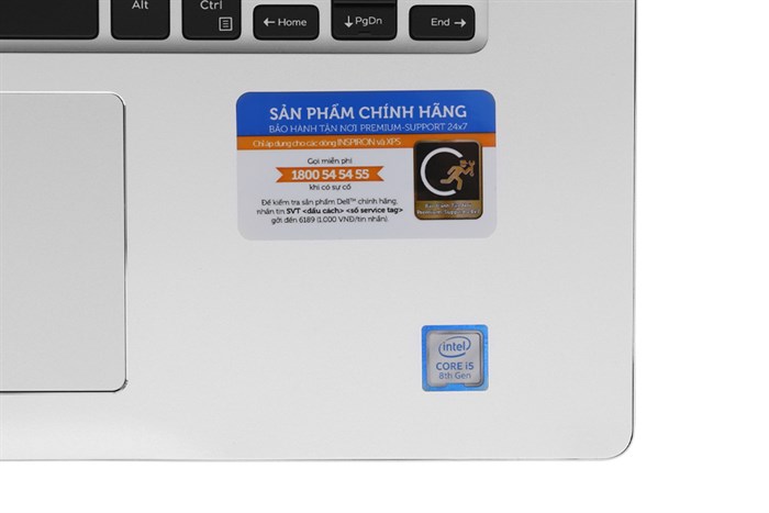 Laptop Dell Inspiron 7570 i5 8250U/4GB/1TB+128GB/4GB MX130/Win10/Office365/(N5I5102OW) Màu Bạc