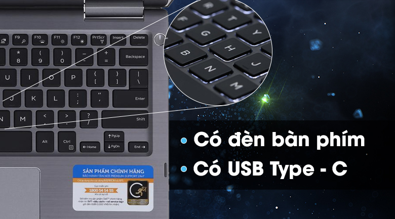 Laptop Dell Inspiron 7373 i5 8250U/8GB/256GB/Office365/Win10 (C3TI501OW)