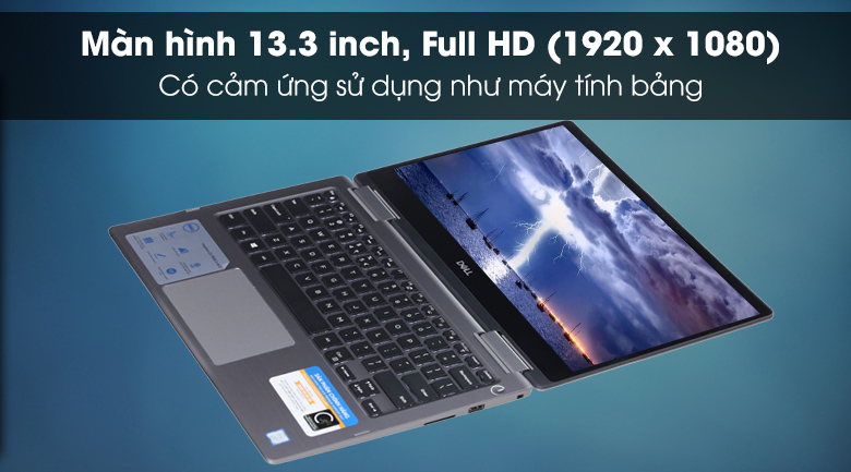 Laptop Dell Inspiron 7373 i5 8250U/8GB/256GB/Office365/Win10 (C3TI501OW)