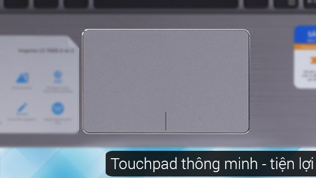 Touchpad rộng và đa cách sử dụng