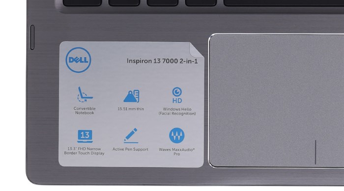 Laptop Dell Inspiron 7373 i5 8250U/8GB/256GB/Office365/Win10 (C3TI501OW) Màu Xám