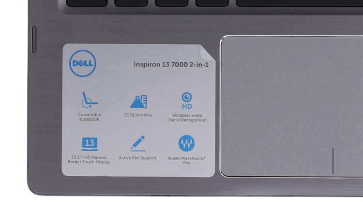 Laptop Dell Inspiron 7373 i5 8250U/8GB/256GB/Office365/Win10 (C3TI501OW) Màu Xám