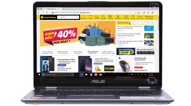 Laptop Asus TP410UA i3 7100U/4GB/500GB/Win10/(EC250T)