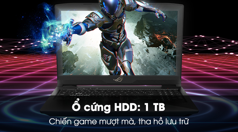 Laptop Asus Hero GL503VM i7 7700HQ/8G/1TB/3GB GTX1060/Win10/(GZ219T)