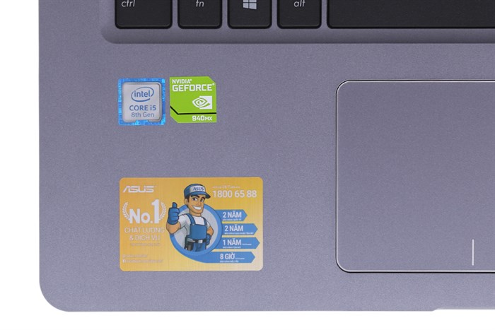 Laptop Asus X510UQ i5 7200U/4GB/1TB/2GB 940MX/Dos/(BR570) Màu Xám