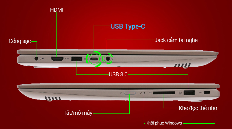 Laptop Lenovo Yoga 520 14IKBR i5 8250U/4GB/1TB/Win10/(81C80088VN)