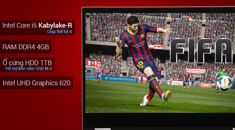 Laptop Lenovo Yoga 520 14IKBR i5 8250U/4GB/1TB/Win10/(81C80088VN)