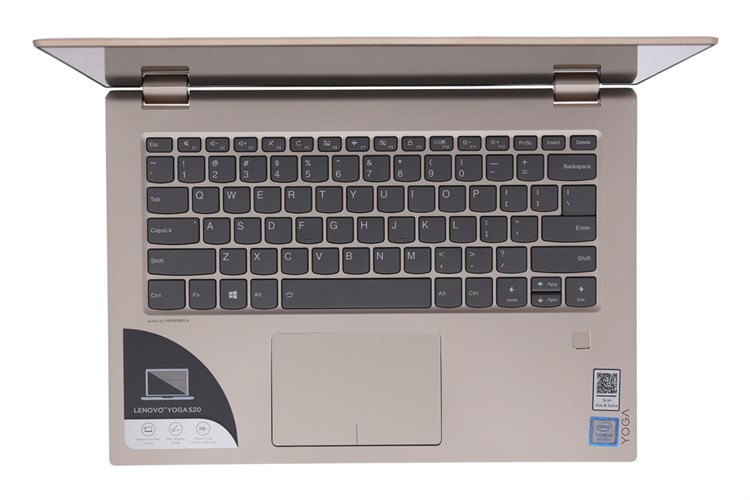 Laptop Lenovo Yoga 520 14IKBR i5 8250U/4GB/1TB/Win10/(81C80088VN) Màu Vàng đồng