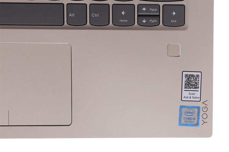 Laptop Lenovo Yoga 520 14IKBR i5 8250U/4GB/1TB/Win10/(81C80088VN) Màu Vàng đồng