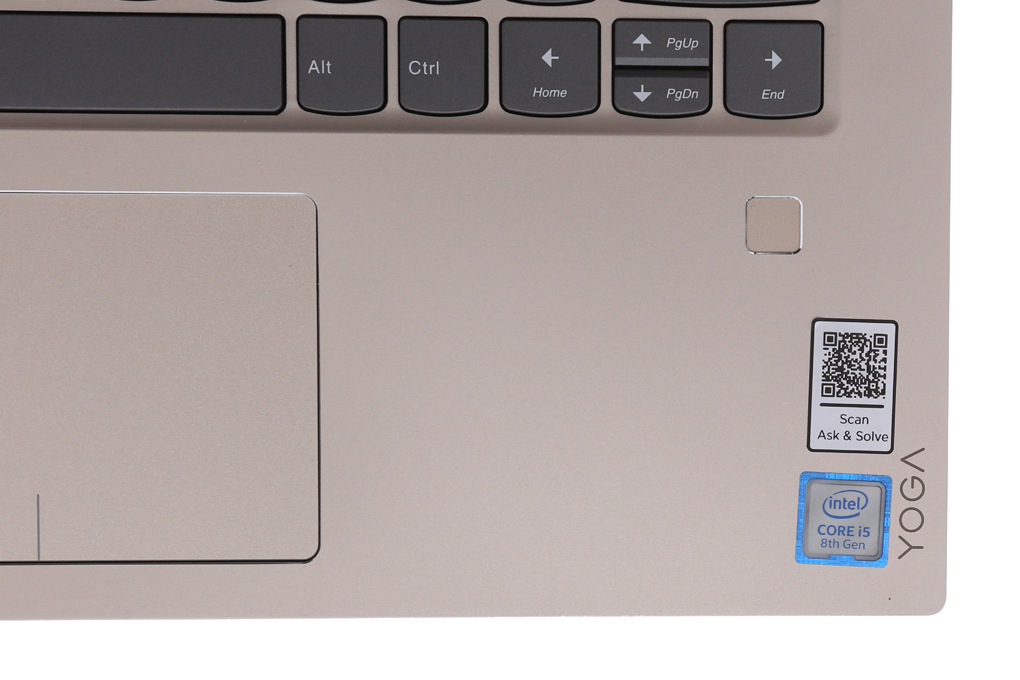 Laptop Lenovo Yoga 520 14IKBR i5 8250U/4GB/1TB/Win10/(81C80088VN) Màu Vàng đồng