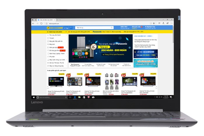 Laptop Lenovo IdeaPad 320 15IKBN i7 8550U/4GB/1TB/2GB MX150/Win10/(81BG00E1VN) Màu Xám