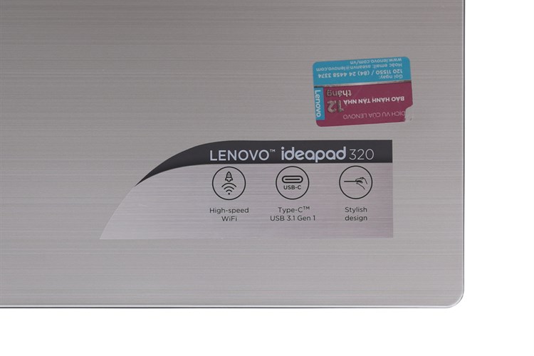 Laptop Lenovo IdeaPad 320 15IKBN i7 8550U/4GB/1TB/2GB MX150/Win10/(81BG00E1VN) Màu Xám