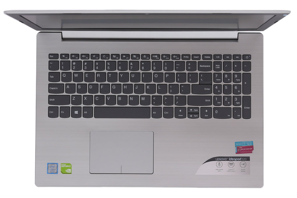 Laptop Lenovo IdeaPad 320 15IKBN i7 8550U/4GB/1TB/2GB MX150/Win10/(81BG00E1VN) Màu Xám