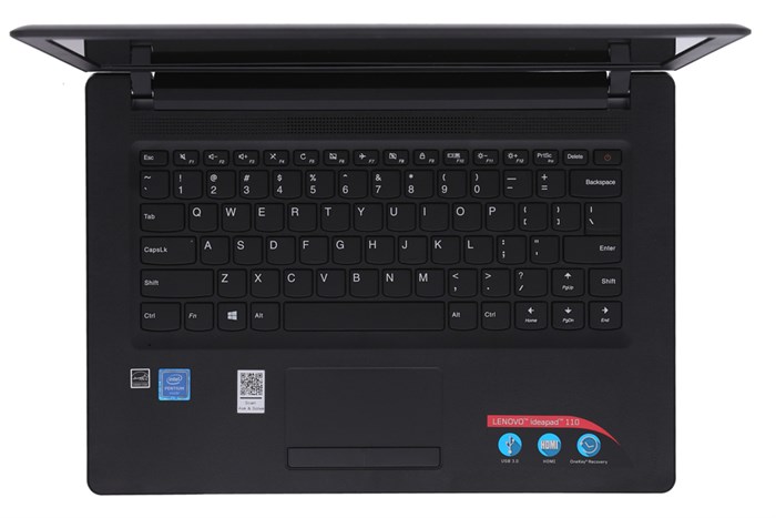 Laptop Lenovo Ideapad 110 14IBR N3710/4GB/500GB/Win10/(80T600AJVN) Màu Đen