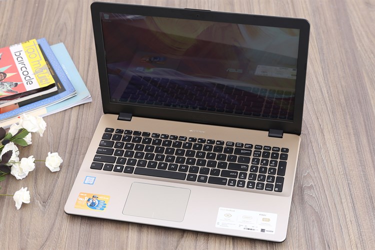 Laptop Asus VivoBook X542UA i5 8250U/4GB/1TB/Win10/(GO349T) Màu Vàng đồng