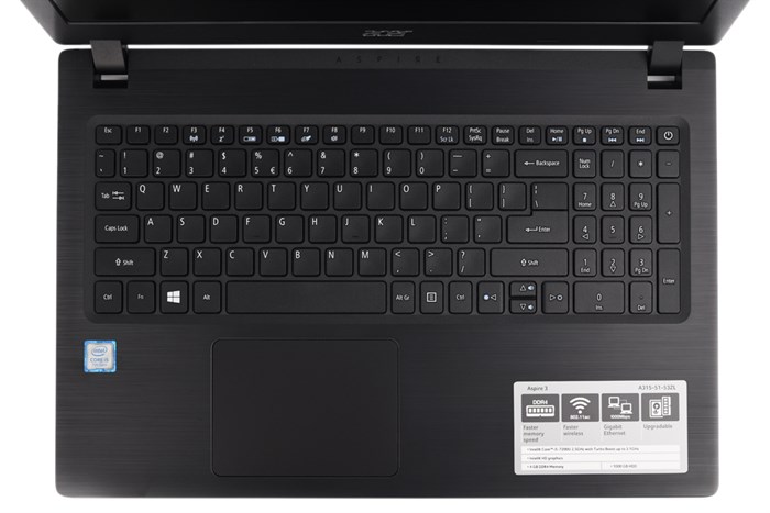 Laptop Acer Aspire A315 51 53ZL i5 7200U/4GB/1TB/Dos/(NX.GNPSV.019) Màu Đen