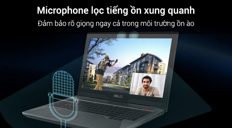 Laptop Asus FX503VD i7 7700HQ/8G/1TB+128GB/GTX1050 4GB/Win10/(E4119T)