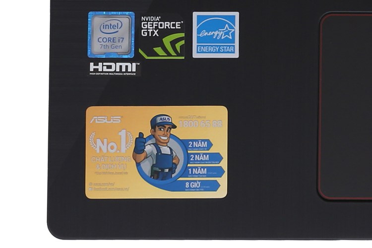 Laptop Asus FX503VD i7 7700HQ/8G/1TB+128GB/GTX1050 4GB/Win10/(E4119T)