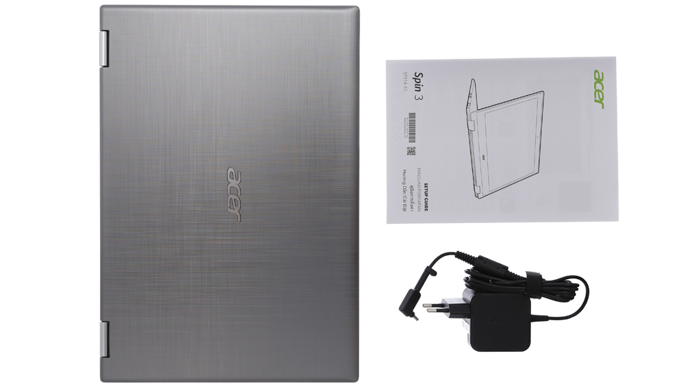 Bộ sản phẩm gồm: Sách hướng dẫn, Thùng máy, Sạc Laptop Acer