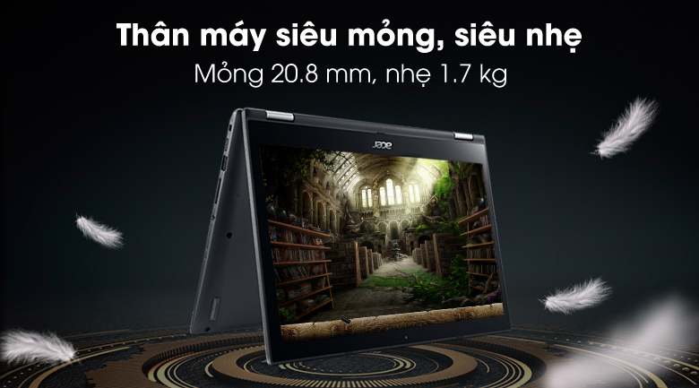 Laptop Acer Spin 3 SP314 51 39WK i3 7130U/4GB/500GB/Win10 (NX.GUWSV.001)