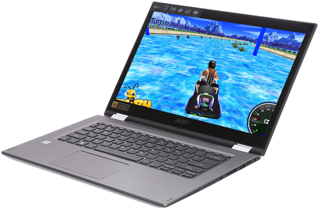 Cấu hình chơi game nhẹ trên laptop 2 trong 1 Acer Spin 3 SP314 51 39WK