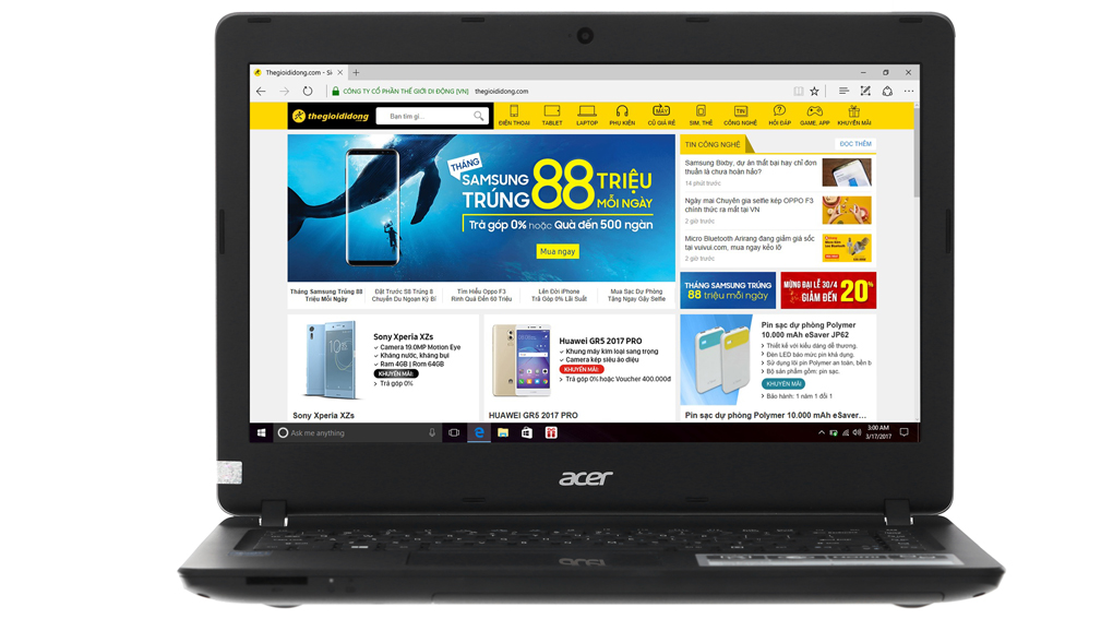 Laptop Acer Aspire ES1 432 N3350/2GB/500GB/Win10 - 4