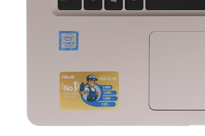Laptop Asus VivoBook X510UA i3 7100U/4GB/1TB/Win10/(BR650T) Màu Vàng đồng
