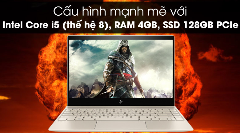 Laptop HP Envy 13 ad138TU i5 8250U/4GB/128GB/Win10/(3CH45PA)