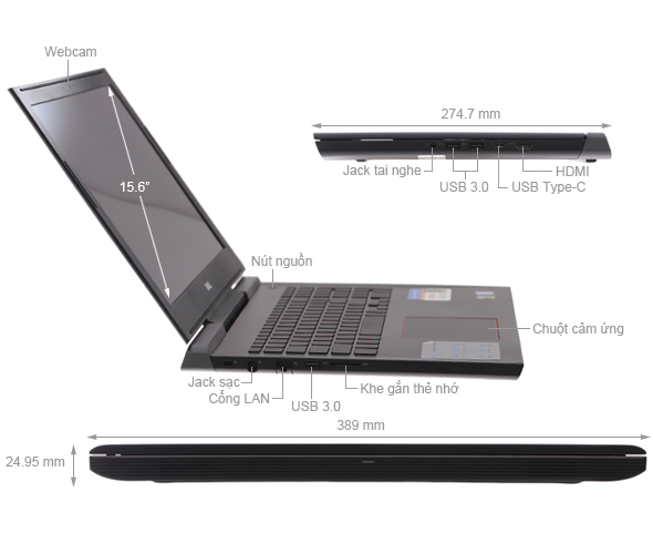 Dell Inspiron 7577A i7 7700HQ/8GB/1TB+128GB/4GB GTX1050Ti/Win10