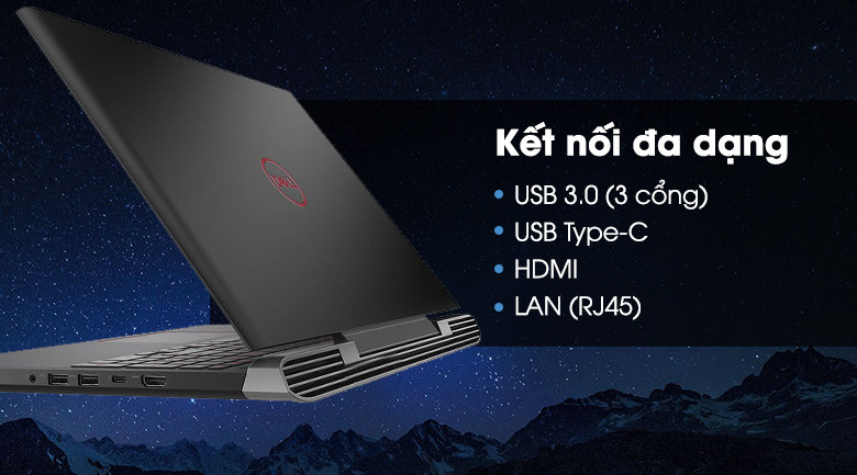 Laptop Dell Inspiron 7577A i7 7700HQ/8GB/1TB+128GB/4GB GTX1050Ti/Win10