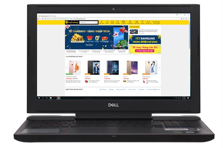 Laptop Dell Inspiron 7577A i7 7700HQ/8GB/1TB+128GB/4GB GTX1050Ti/Win10