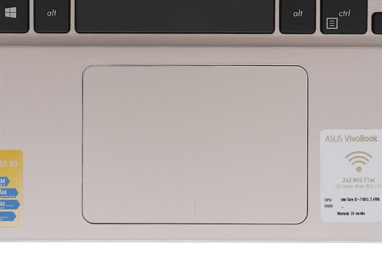 Laptop Asus VivoBook X405UA i3 7100U/4GB/1TB/Win10/(EB785T) Màu Vàng đồng