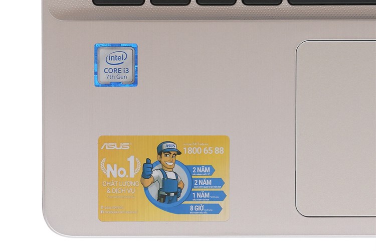 Laptop Asus VivoBook X405UA i3 7100U/4GB/1TB/Win10/(EB785T) Màu Vàng đồng