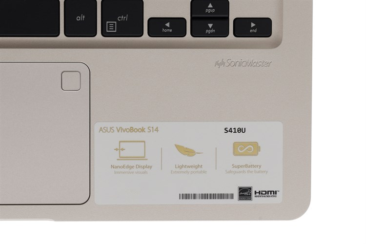 Laptop Asus VivoBook S14 S410UA i5 8250U/4GB/1TB/Win10/(EB003T) Màu Vàng đồng