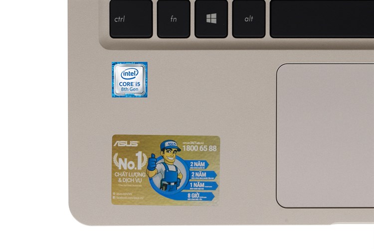 Laptop Asus VivoBook S14 S410UA i5 8250U/4GB/1TB/Win10/(EB003T) Màu Vàng đồng
