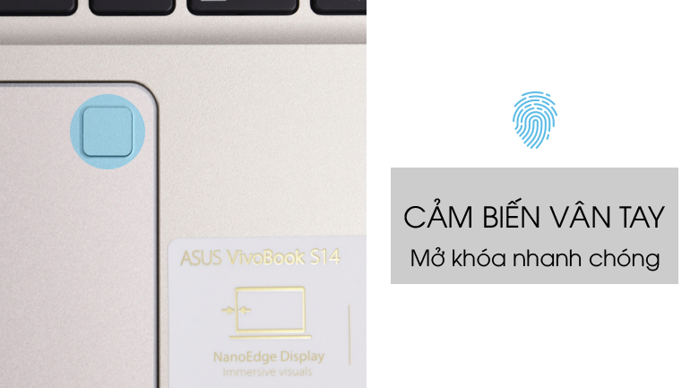 Laptop Asus VivoBook S410UA i7 8550U/4G/256GB/Win10/(EB220T)